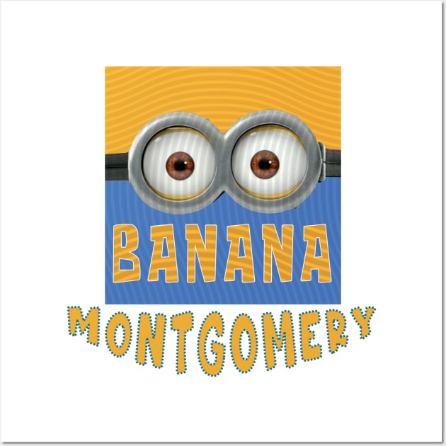 DESPICABLE MINION AMERICA MONTGOMERY Wall Art by LuckYA